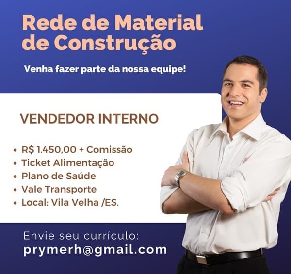 02 VAGAS PARA VENDEDOR