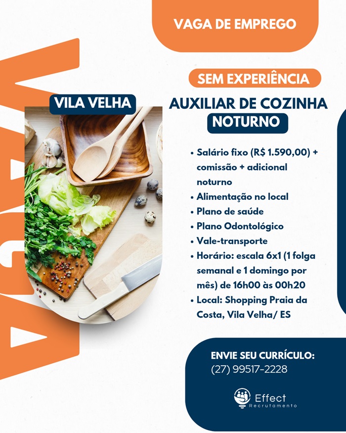  AUXILIAR DE COZINHA NOTURNO