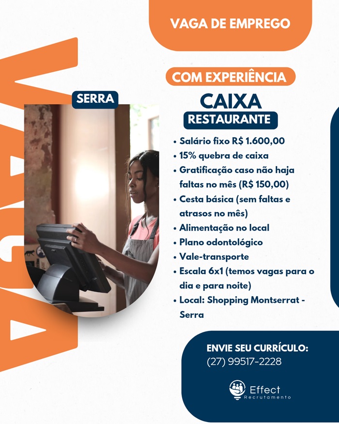 VAGA DE CAIXA
