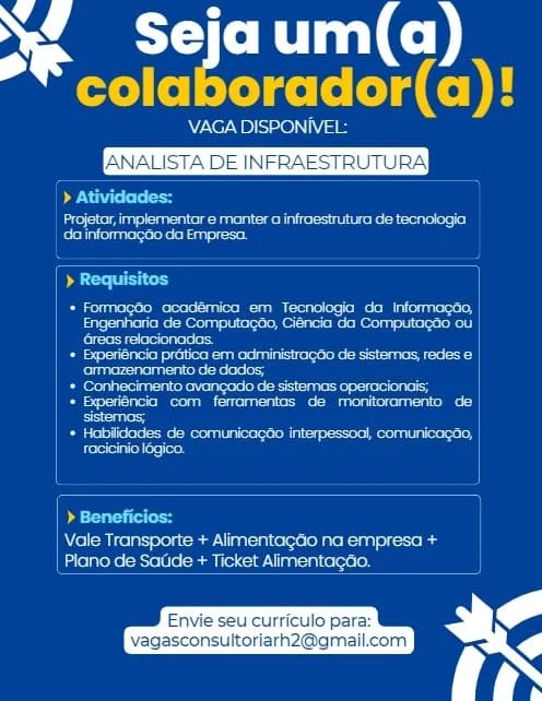 ANALISTA DE INFRAESTRUTURA