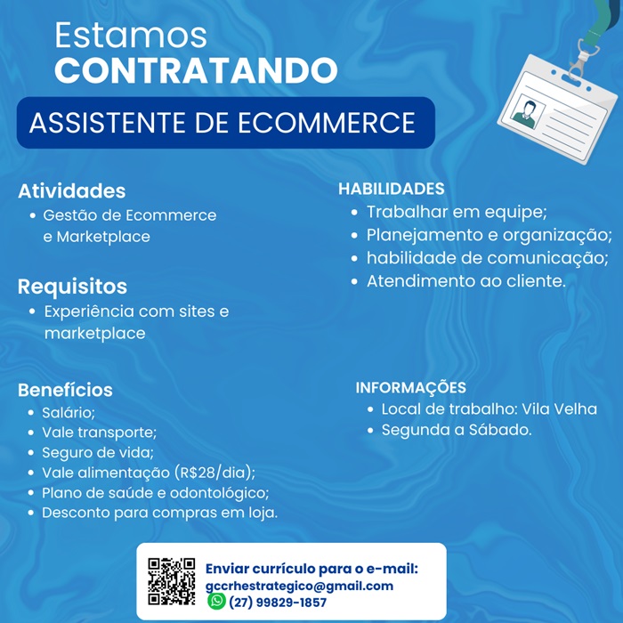 ASSISTENTE DE E-COMMERCE