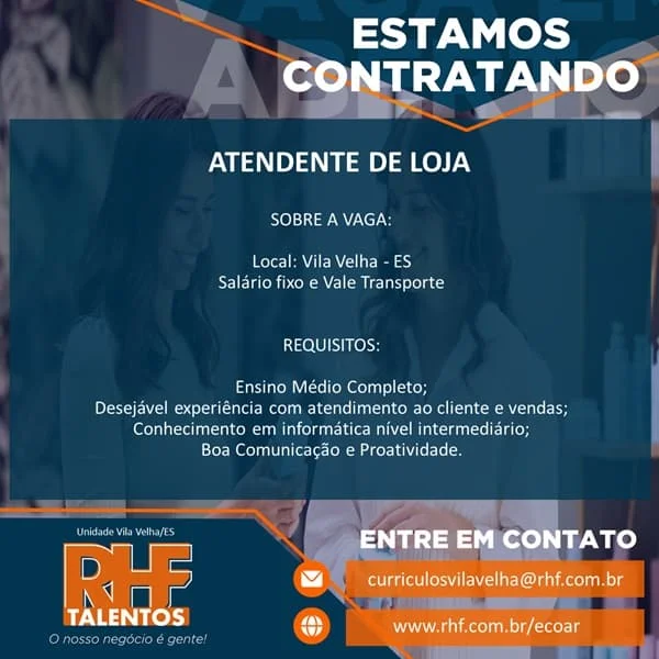 ATENDENTE DE LOJA
