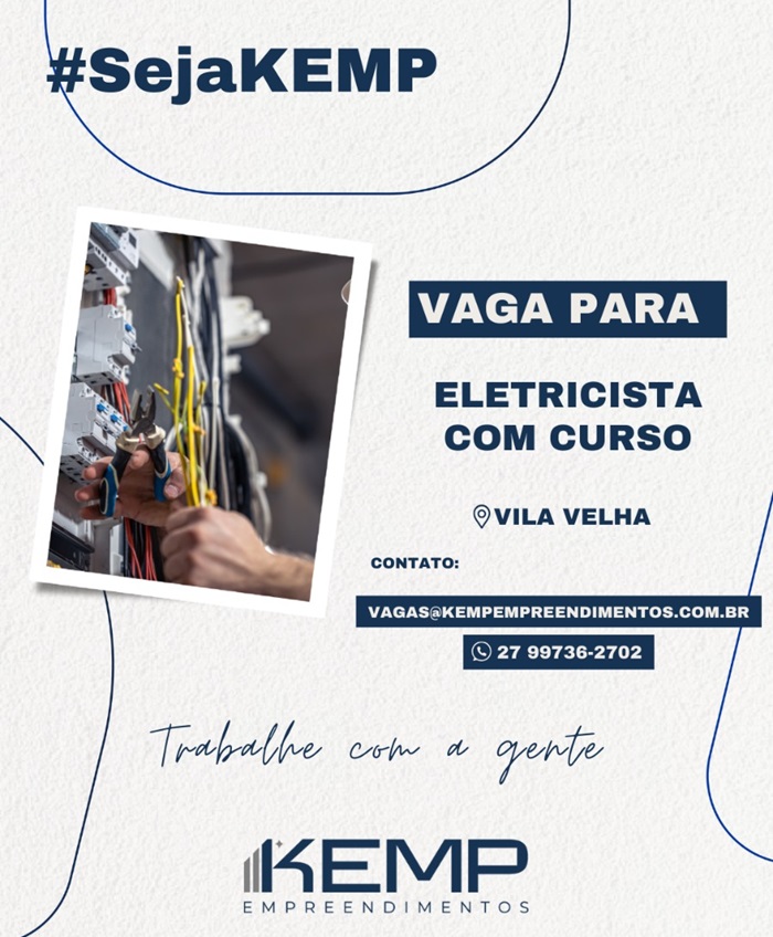 KEMP CONTRATA ELETRICISTA
