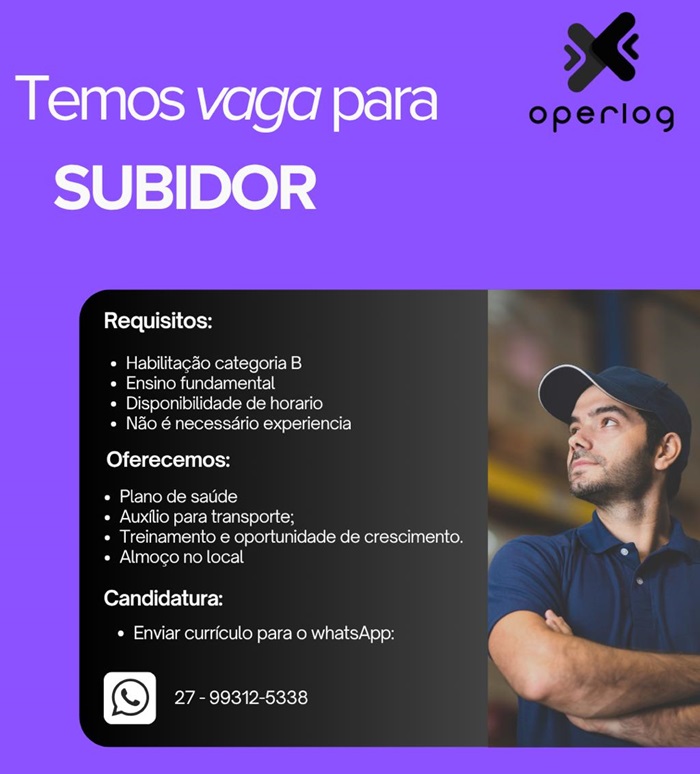 Operlog contrata Subidor