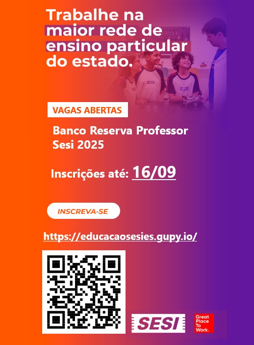 Processo Seletivo Professor Sesi 2025 (Banco Reserva)