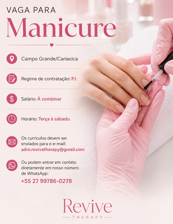 Manicure - Revive Therapy - Campo Grande/Cariacica