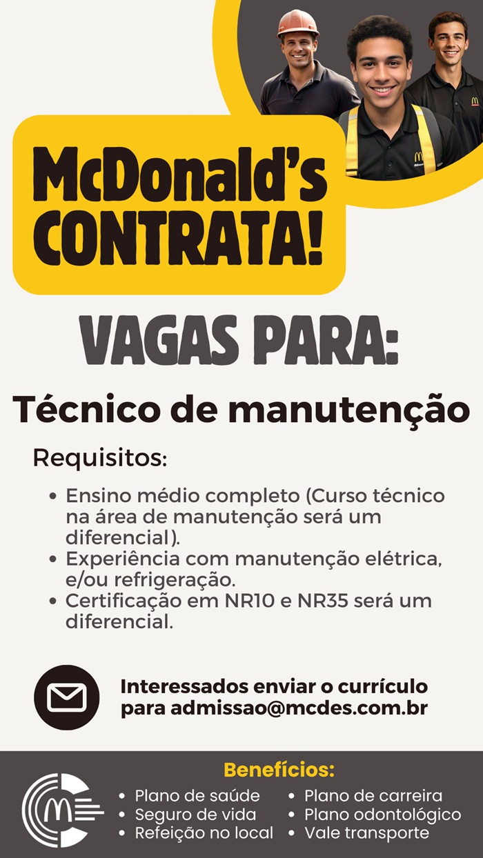TÉCNICO EM MANUTENÇÃO