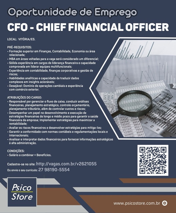 CFO - CHIEF FINANCIAL OFFICER