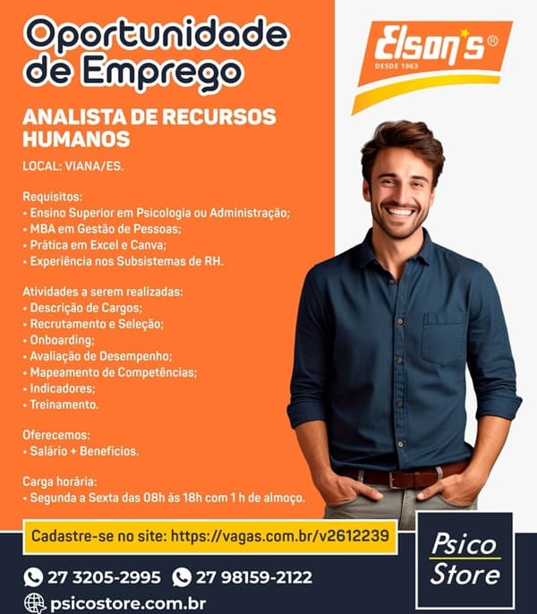 ANALISTA DE RECURSOS HUMANOS