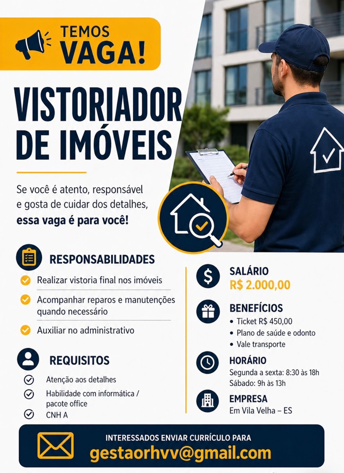 Vaga para Vistoriador Final