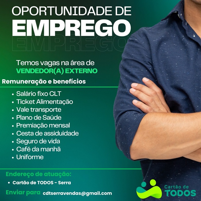 VENDEDOR(A) EXTERNO