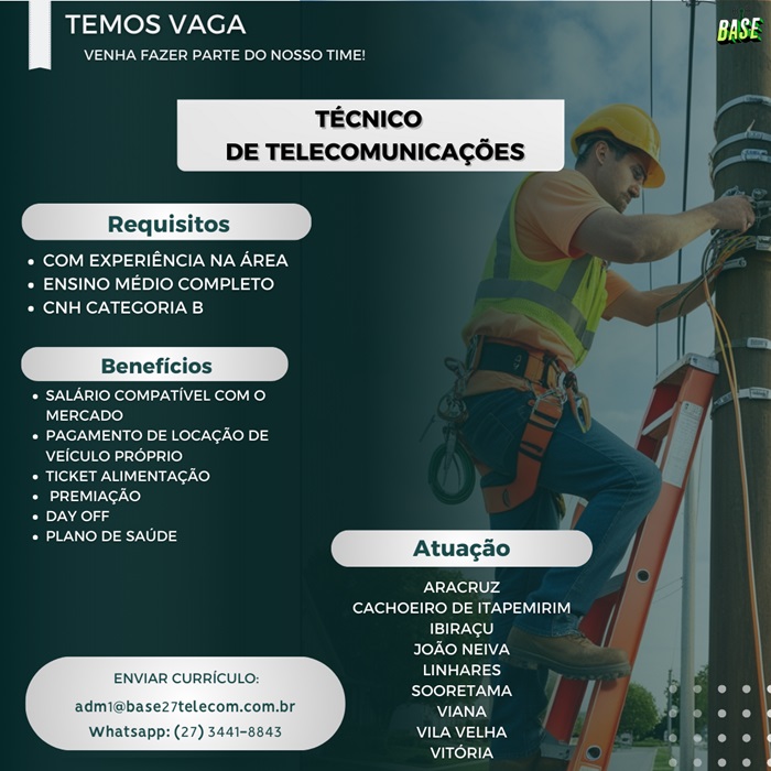 TÉCNICO DE TELECOMUNICAÇÕES