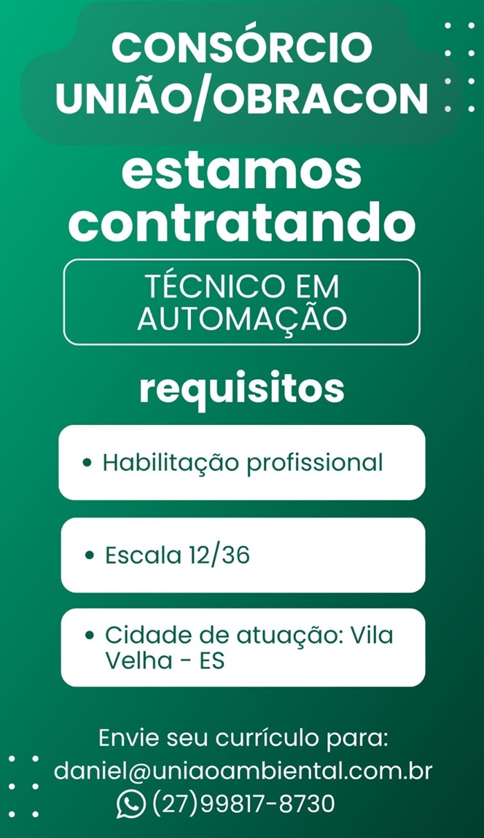 TÉCNICO EM AUTOMAÇÃO