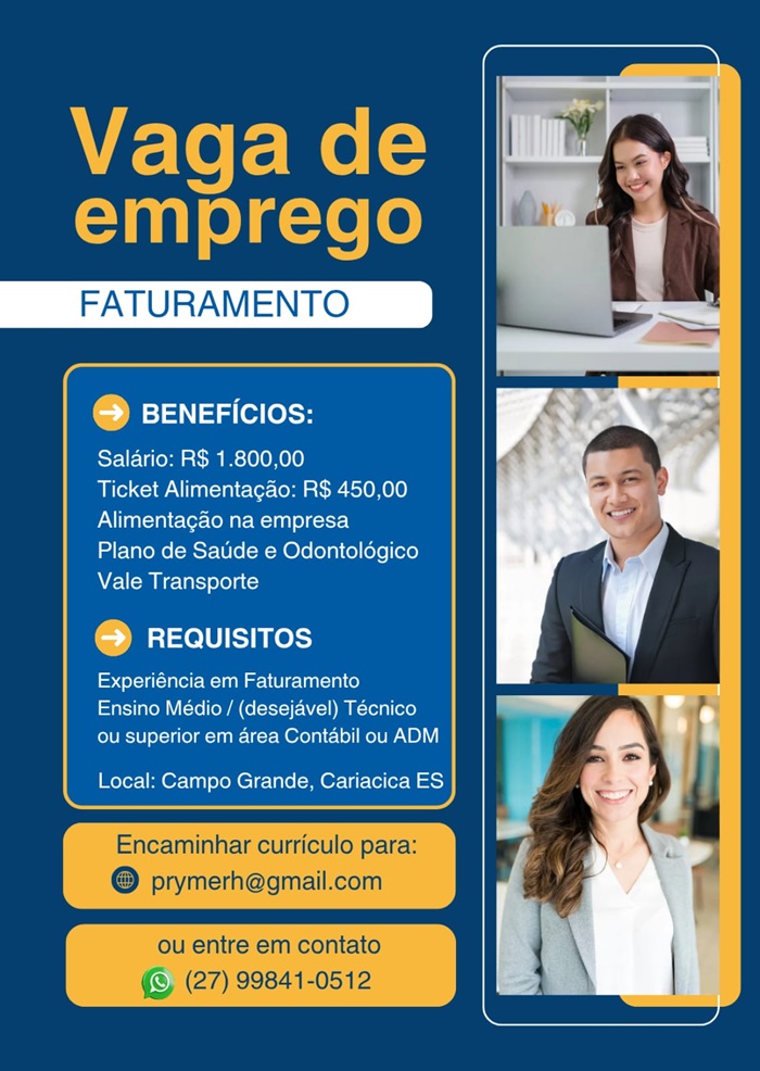02 VAGAS - FATURAMENTO