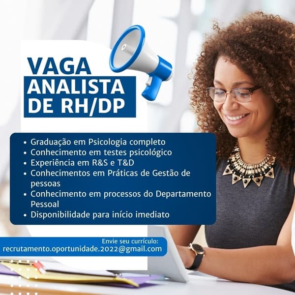 ANALISTA DE RH/DP