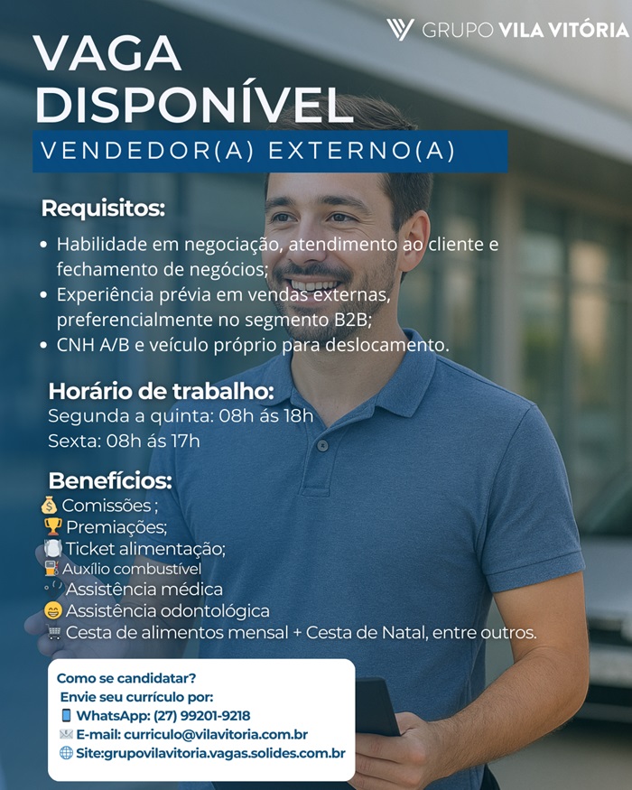 VENDEDOR(A) EXTERNO(A)