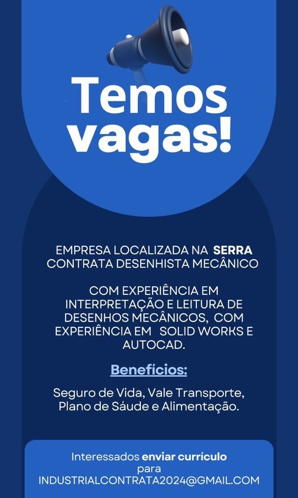 DESENHISTA MECÂNICO