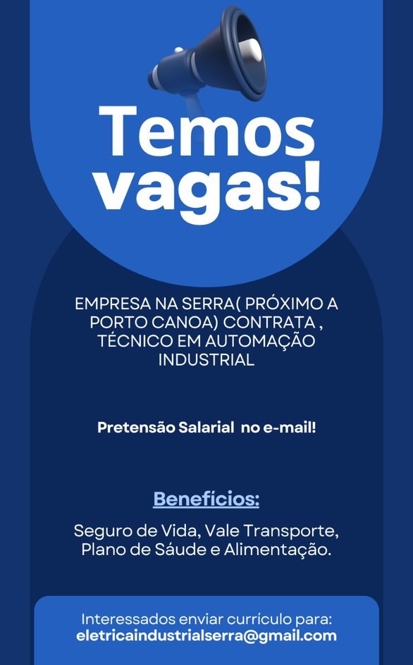 TÉCNICO EM AUTOMAÇÃO INDUSTRIAL