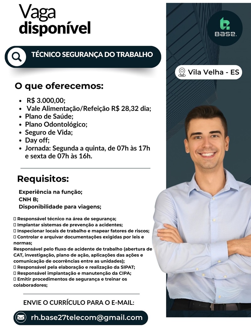 TÉCNICO EM SEGURANÇA DO TRABALHO