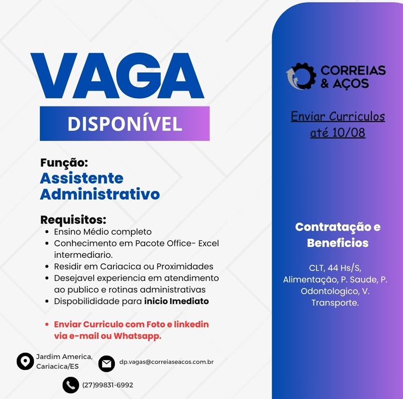 ASSISTENTE ADMINISTRATIVO