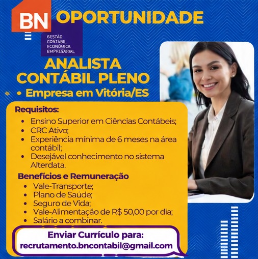 ANALISTA CONTÁBIL PLENO