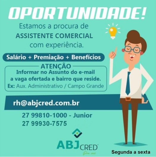 ASSISTENTE COMERCIAL