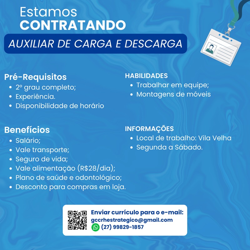 AUXILIAR DE CARGA E DESCARGA