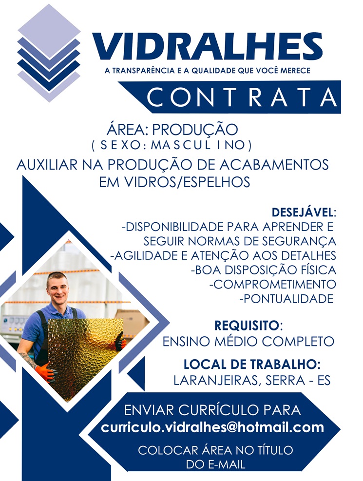 AUXILIAR DE PRODUÇÃO