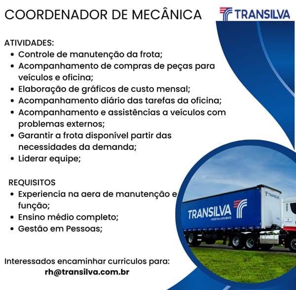 COORDENADOR DE MECÂNICA