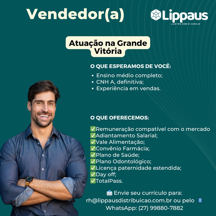 LIPPAUS CONTRATA VENDEDOR