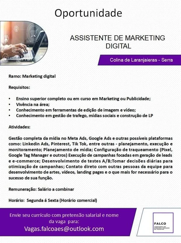ASSISTENTE DE MARKETING DIGITAL