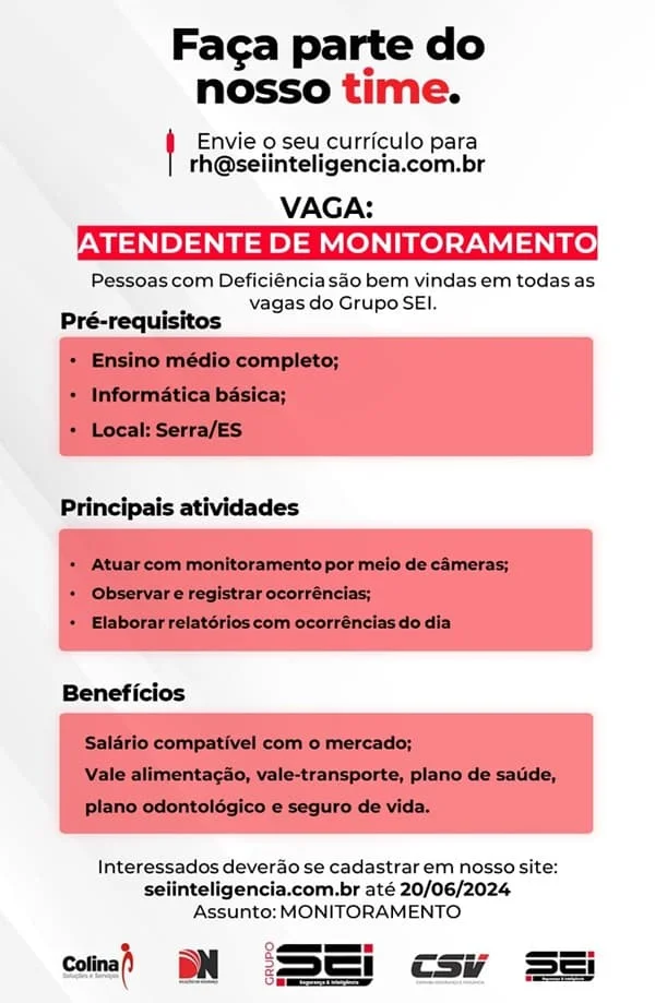 ATENDENTE DE MONITORAMENTO