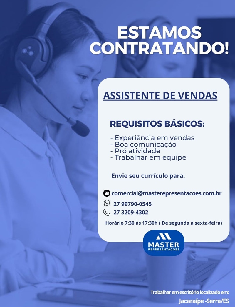 ASSISTENTE DE VENDAS
