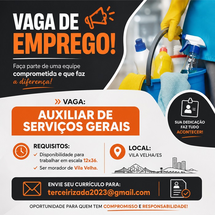 AUXILIAR DE SERVIÇOS GERAIS