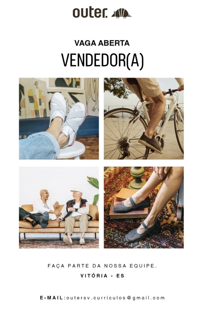 Outer Vitória contrata Vendedor(a)