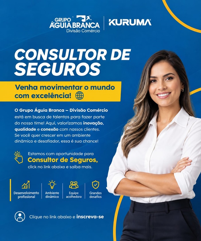 Grupo Águia Branca contrata Consultor de Seguros