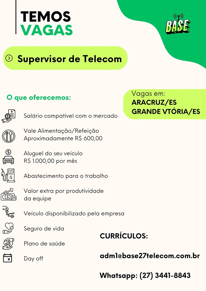 SUPERVISOR DE TELECOM