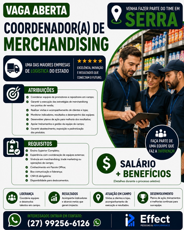 COORDENADOR(A) DE MERCHANDISING