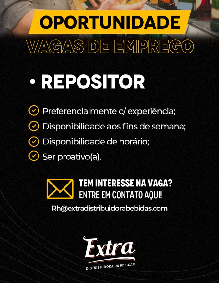 Vaga para Repositor de Loja