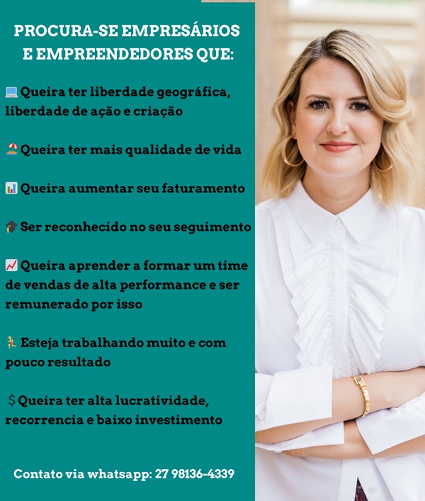 Oportunidade para Empresários e Empreendedores