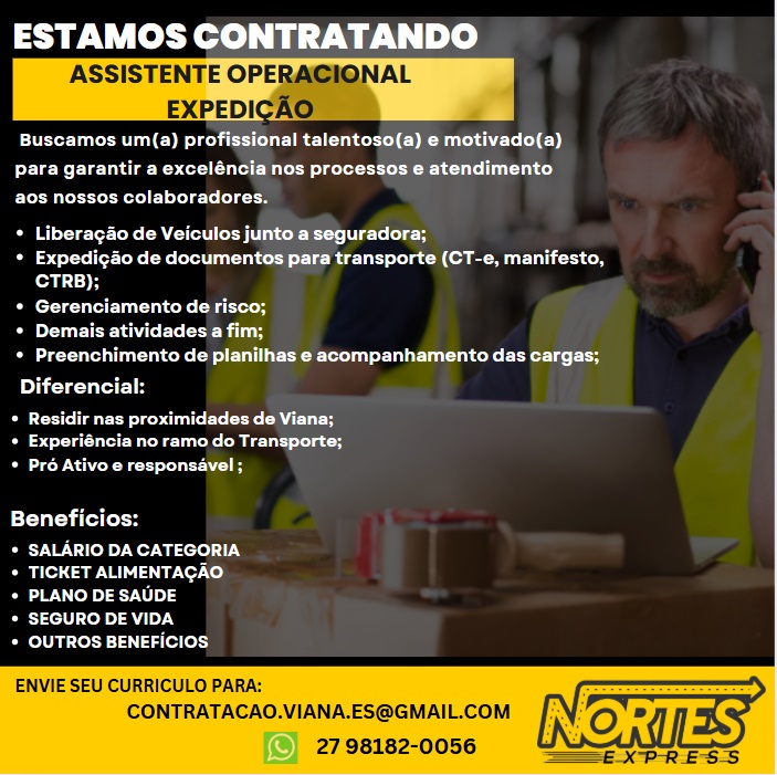 ASSISTENTE OPERACIONAL EXPEDIÇÃO