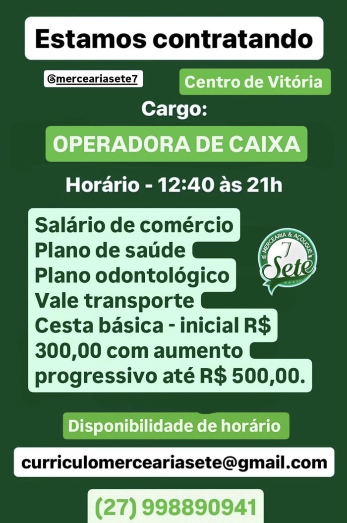 OPERADOR DE CAIXA
