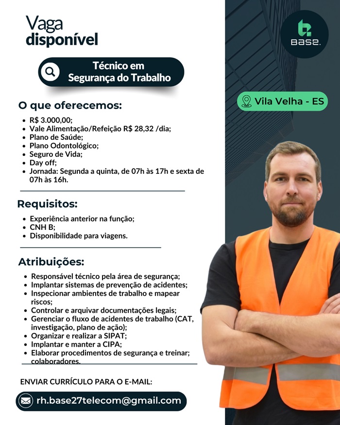 TÉCNICO EM SEGURANÇA DO TRABALHO