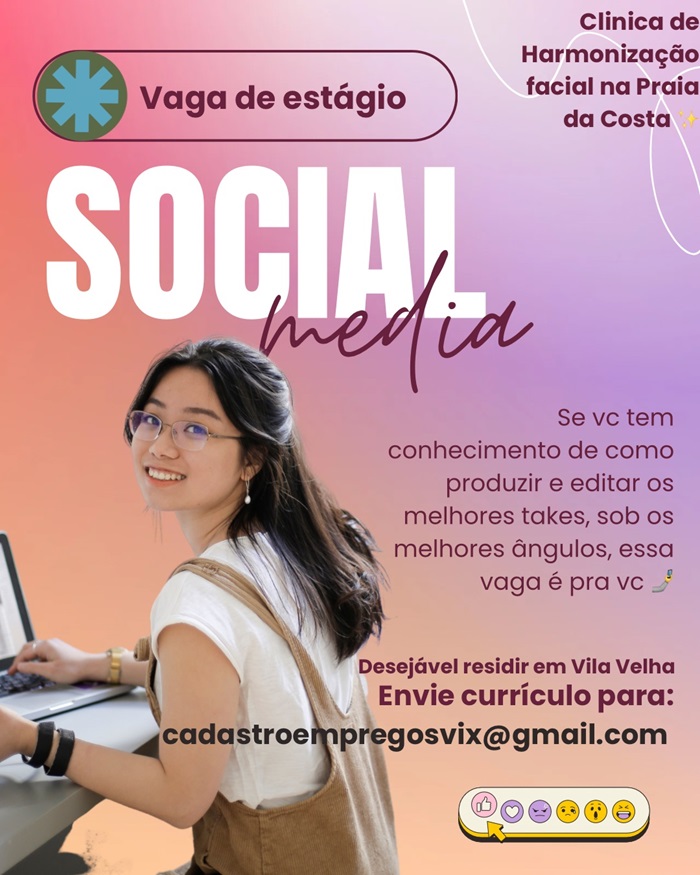 Unique Prime contrata Estagiário de Social Media