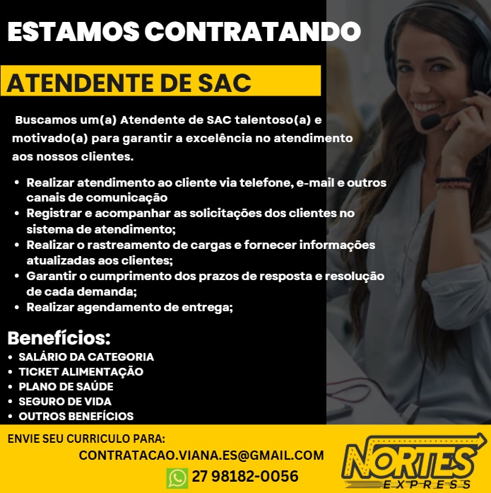 ATENDENTE DE SAC