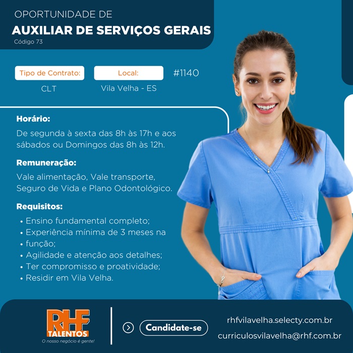 AUXILIAR DE SERVIÇOS GERAIS
