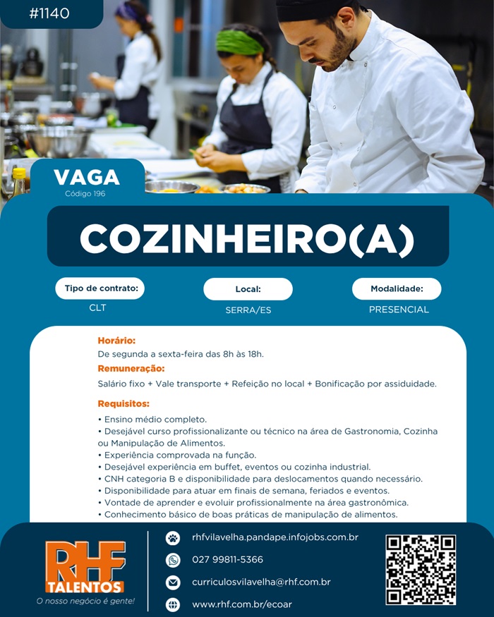Cozinheiro(a)