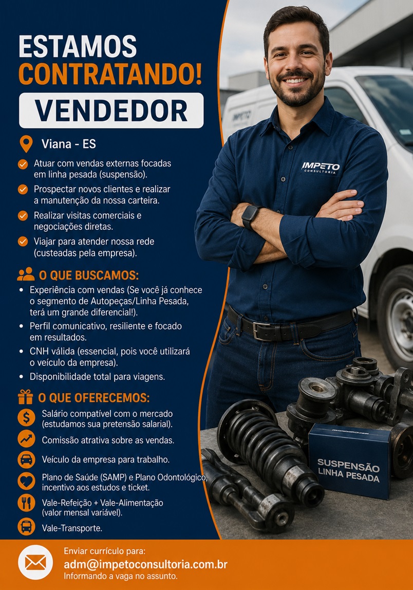 Vaga para Vendedor