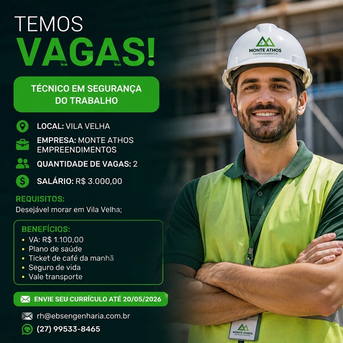 TÉCNICO EM SEGURANÇA DO TRABALHO