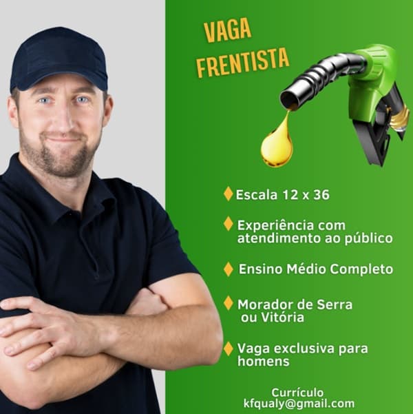 VAGA DE FRENTISTA